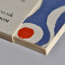 Load image into Gallery viewer, Pocket Notebook, Persephone Cornflower/Red by Cambridge Imprint
