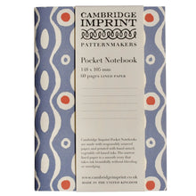 Load image into Gallery viewer, Pocket Notebook, Persephone Cornflower/Red by Cambridge Imprint
