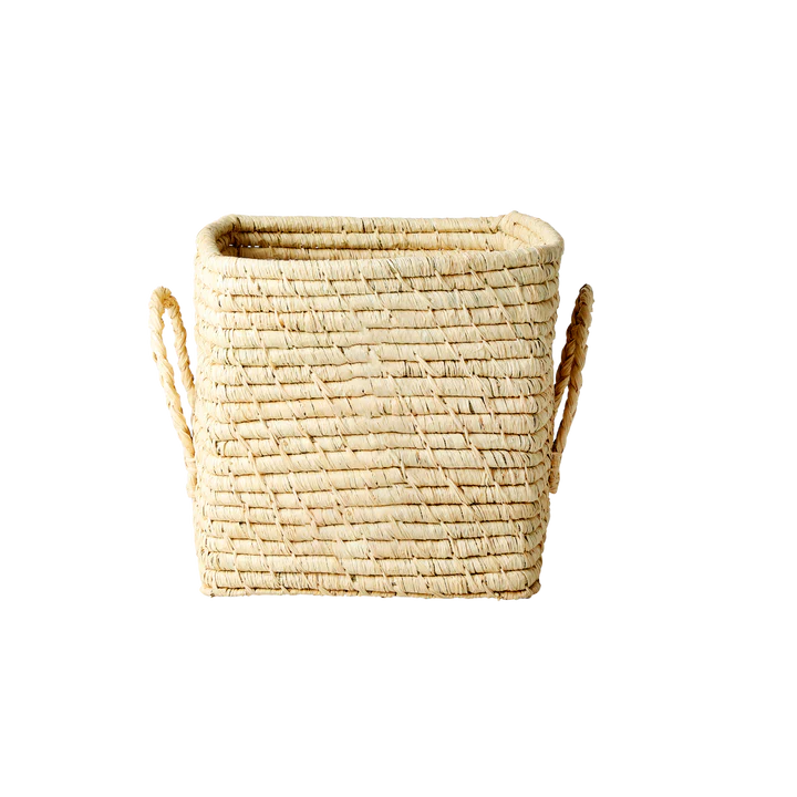 Raffia Basket with Handles by Rice DK