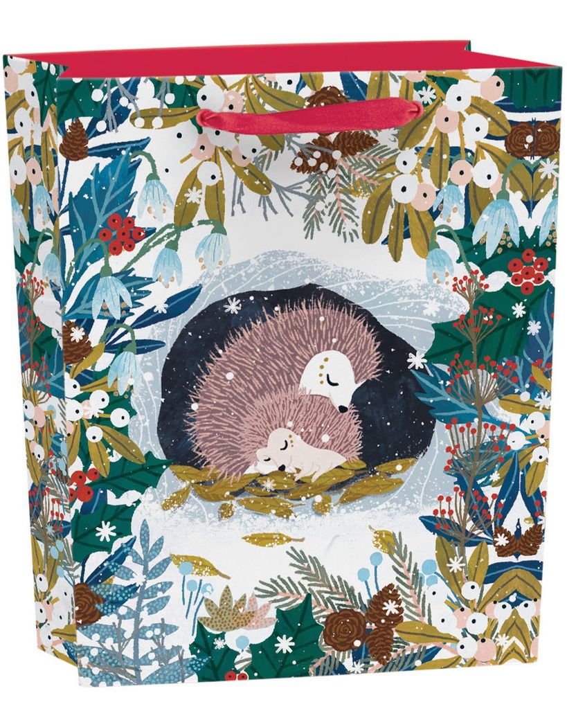Roger la Borde Medium Gift Bag - Snowy Sanctuary