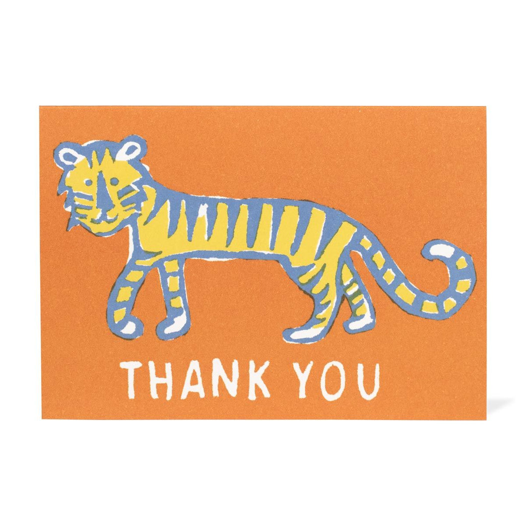 Small Card - Thank You Little Tiger by Cambridge Imprint
