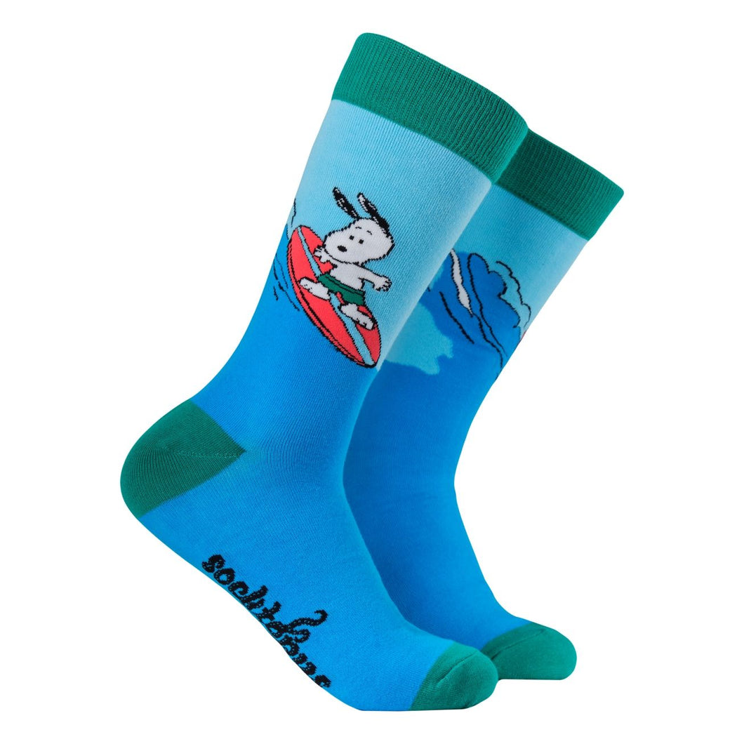 Snoopy Socks - Surfs Up - by Socktopus