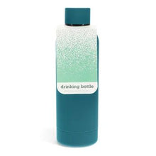 Load image into Gallery viewer, Steel Drinking Bottle  - Rubber Coated 500ml - Petrol Blue
