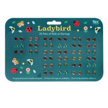 Load image into Gallery viewer, Ladybird Stick On Earrings
