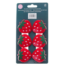 Load image into Gallery viewer, Strawberry Bag Clips - Set of 6
