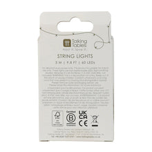 Load image into Gallery viewer, Gold String Lights by Talking Tables
