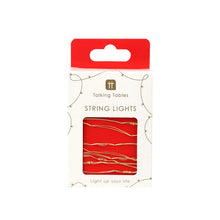Load image into Gallery viewer, Gold String Lights by Talking Tables
