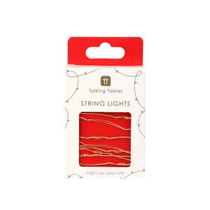 Gold String Lights by Talking Tables
