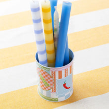 Load image into Gallery viewer, Talking Tables - Dinner Candle - Blue &amp; White Stripe
