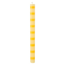 Load image into Gallery viewer, Talking Tables - Dinner Candle - Yellow Stripe
