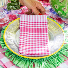 Load image into Gallery viewer, Talking Tables Set Of 2 Tea Towels - Raspberry Pink Gingham
