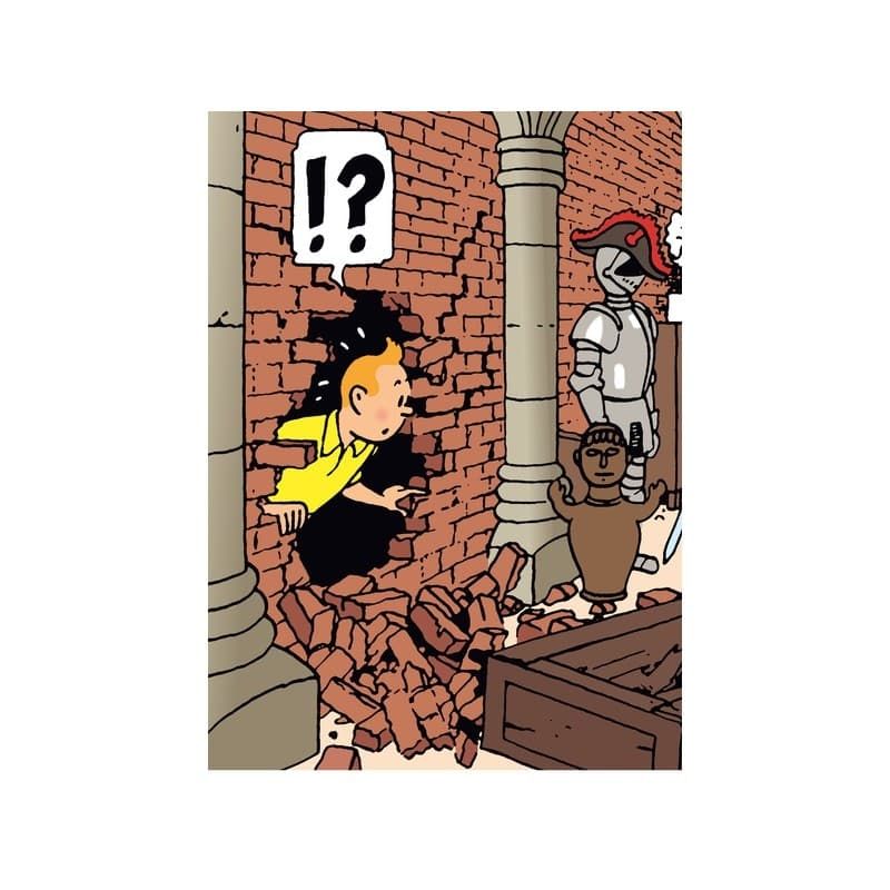Tintin A4 Plastic Sleeve - Through The Wall