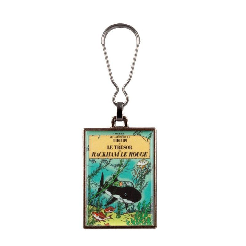 Tintin Cover Keyring, Red Rackham's treasure