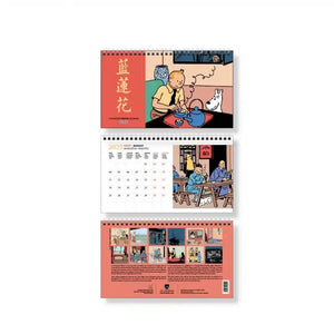 Tintin Desk Calendar 2025