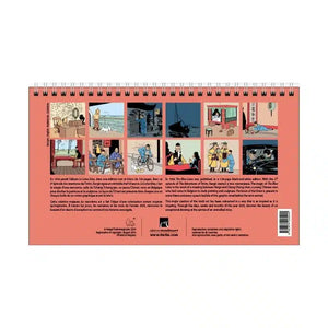 Tintin Desk Calendar 2025