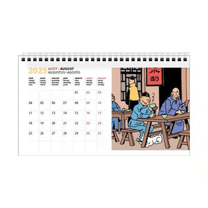 Tintin Desk Calendar 2025