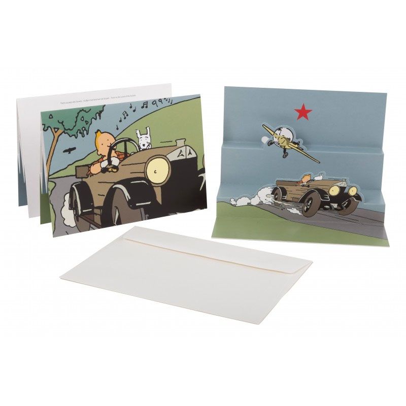 Tintin Pop Up Card - Soviets