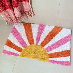 Sunset Tufted Cotton Bath Mat