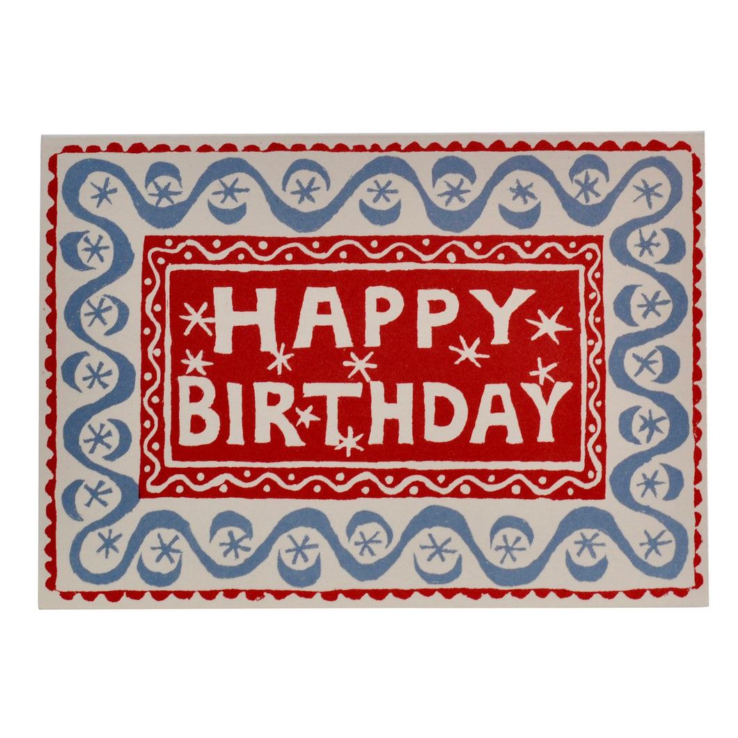 Happy Birthday Waves Card by Cambridge Imprint
