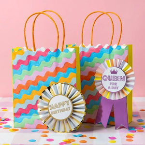 Wavy Gift Bag - Set Of 8 by Talking Tables