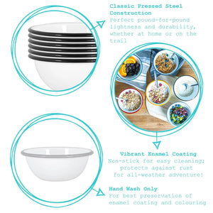 White Enamel Bowl