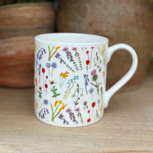 Wildflowers Mug by Mclaggan Smith
