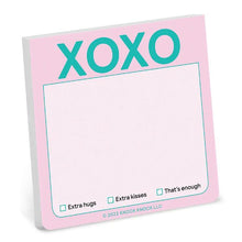 Load image into Gallery viewer, XOXO Sticky Note by Knock Knock
