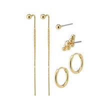 Load image into Gallery viewer, SIV Earrings 4-In-1 Set Gold Plated by Pilgrim
