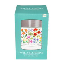 Load image into Gallery viewer, wild Flowers Stainless Steel Food Flask
