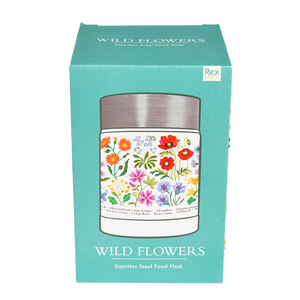 wild Flowers Stainless Steel Food Flask