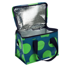 Load image into Gallery viewer, Green On Blue Spotlight Lunch Bag by Rex London
