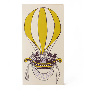 Long Card Happy Birthday Hot Air Balloon by Cambridge Imprint
