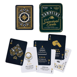 Gentlemen’s Hardware - Campfire Survival Cards - Gazebogifts
