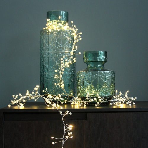 Pearl Cluster String Lights Mains Operated - Gazebogifts