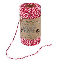 Load image into Gallery viewer, Red &amp; White Bakers Twine
