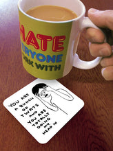 Load image into Gallery viewer, David Shrigley Coaster - Bunch Of Twats
