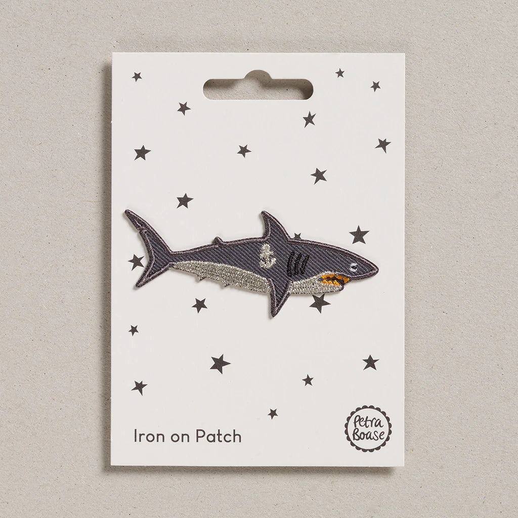 Iron on Patch Shark by Petra Boase
