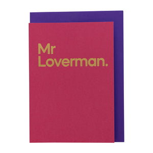 Mr Loverman Streamable Song Card