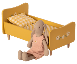 Maileg - Wooden Bed Mini - Yellow