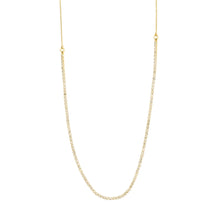 Load image into Gallery viewer, FRIENDS Crystal Chain Necklace Gold Plated by Pilgrim
