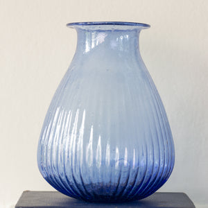 Glass Vase Ravi - Blue