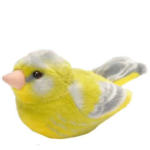 RSPB Plush Bird With Real Bird Call - Greenfinch - Gazebogifts