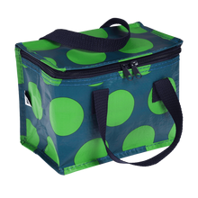 Load image into Gallery viewer, Green On Blue Spotlight Lunch Bag by Rex London
