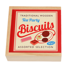 Load image into Gallery viewer, Traditional Wooden Tea Party Biscuits
