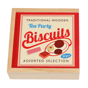 Traditional Wooden Tea Party Biscuits