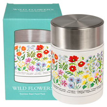 Load image into Gallery viewer, wild Flowers Stainless Steel Food Flask
