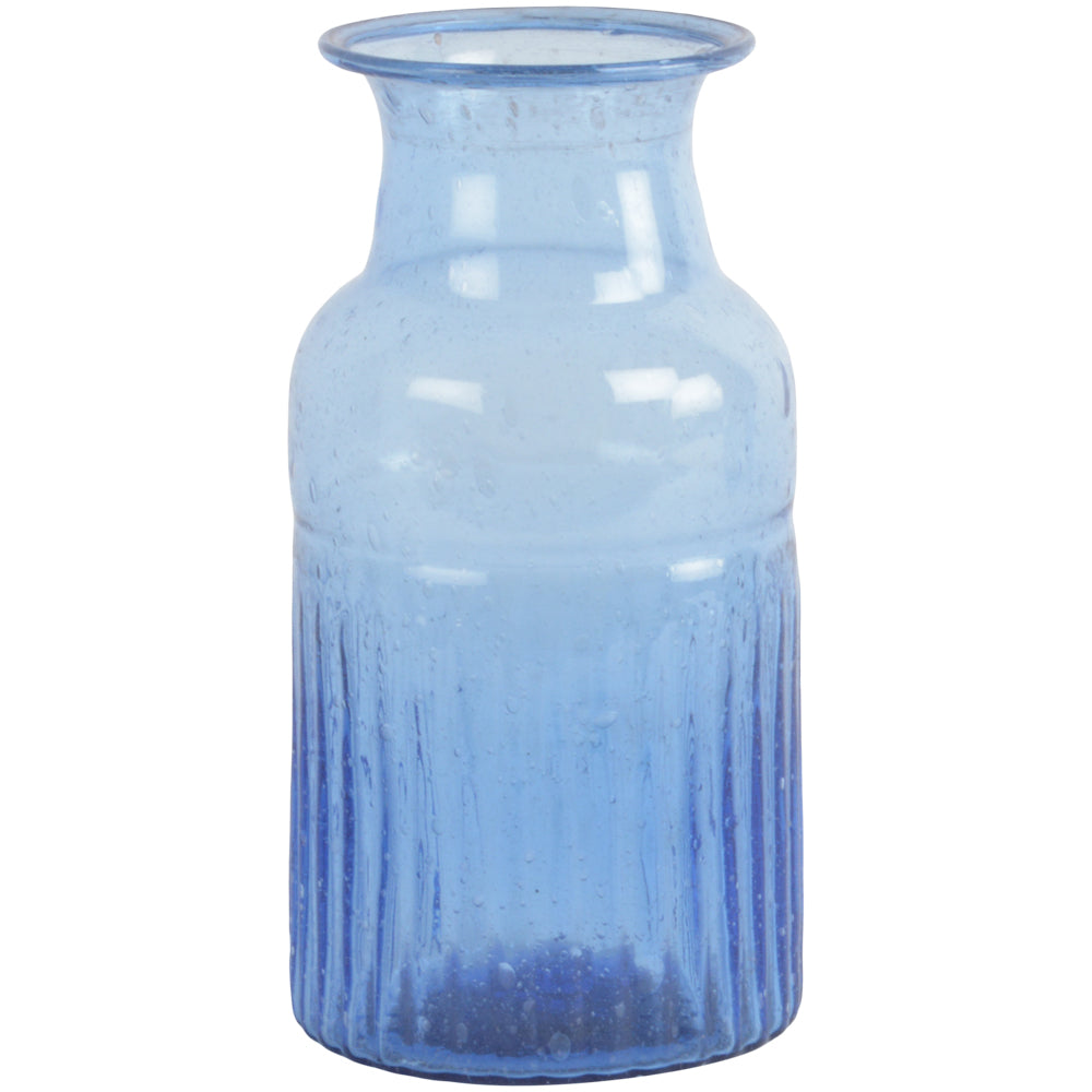 Pampa Vase Recycled Glass - Lapis - Gazebogifts
