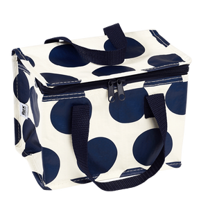 Navy On White Spotlight Lunch Bag by Rex London