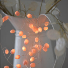 Load image into Gallery viewer, Teardrop Peach Light String - Mains Operated
