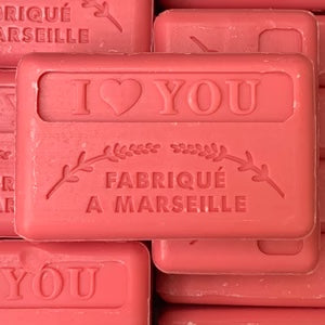 I Love You French Soap Bar 125g